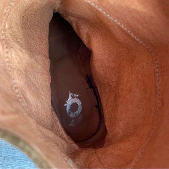 Suede Leather Zipper Western Ankle Boots Made in Portugal - Picture 15 of 16